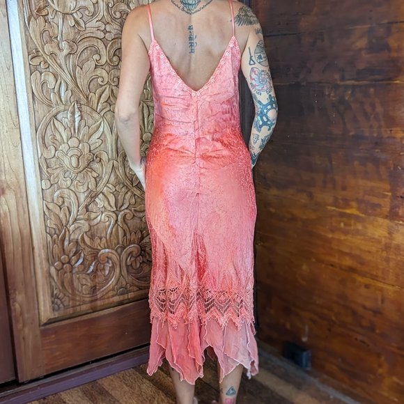 Romantic Summer Silk Dress - ASTORIA DESIGNS - Picture 2 of 7